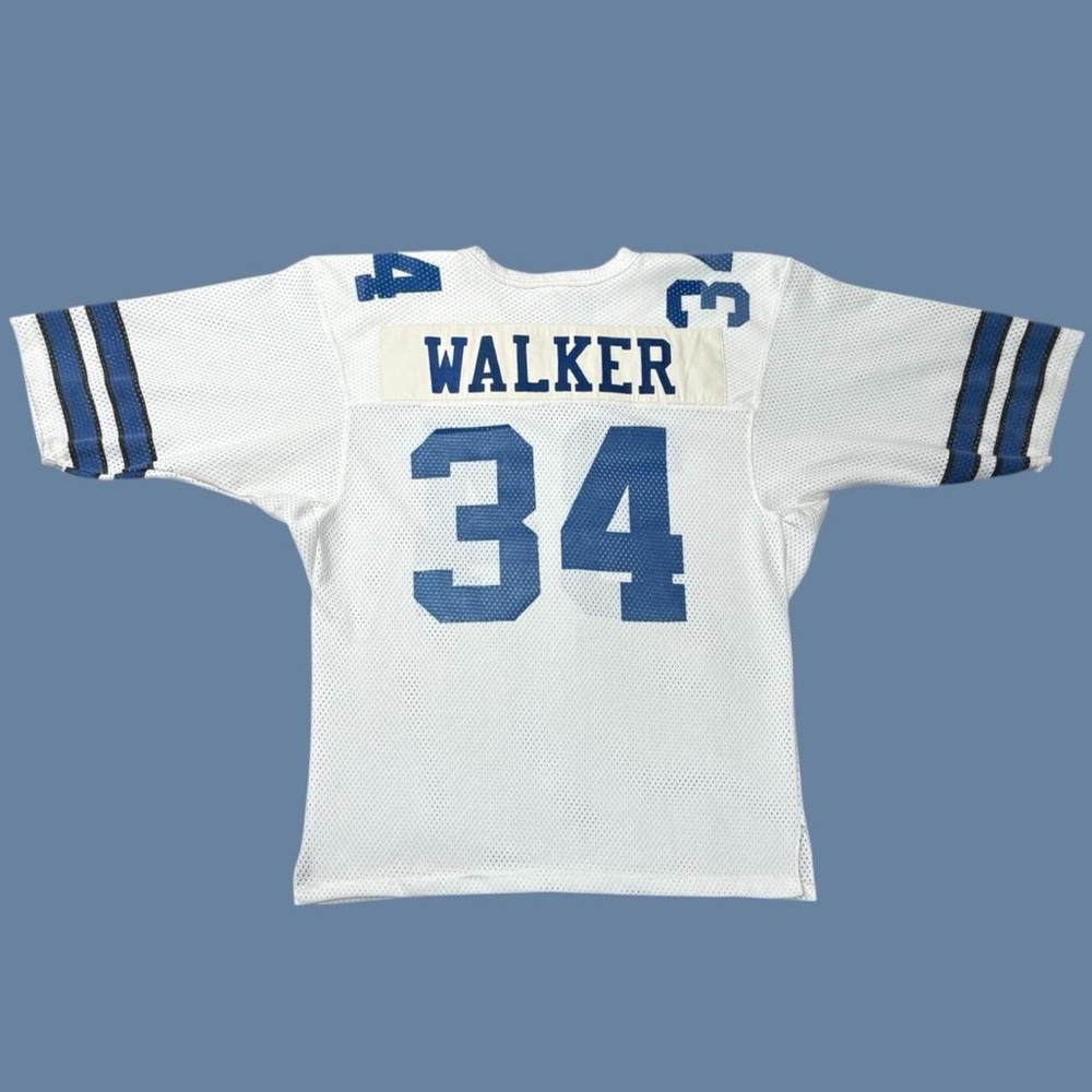 Vintage 80s Herschel Walker Dallas Cowboys NFL Ravens Football Jersey White